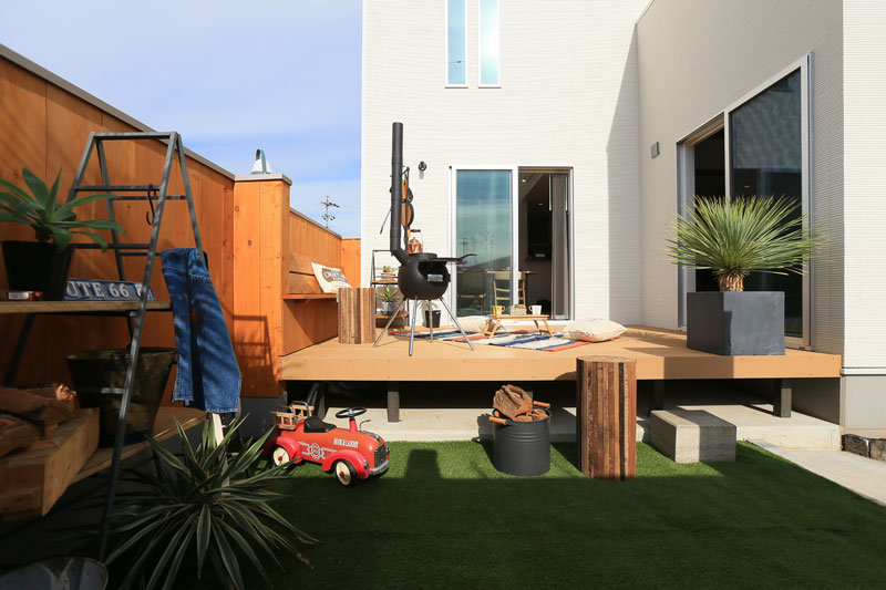 ZERO-CUBE+BOX WOODDECK