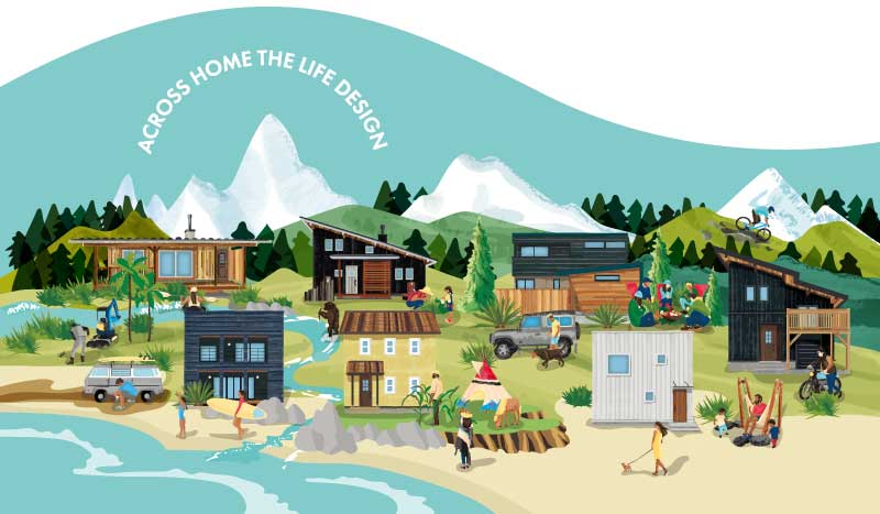ACROSS HOME THE LIFE DESIGN
