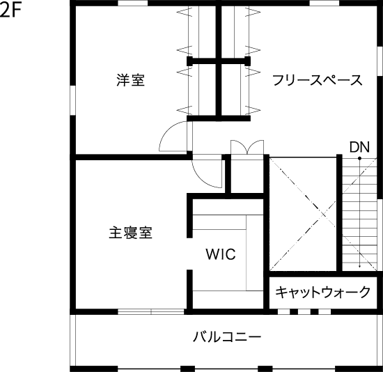 MALIBU　2F間取り