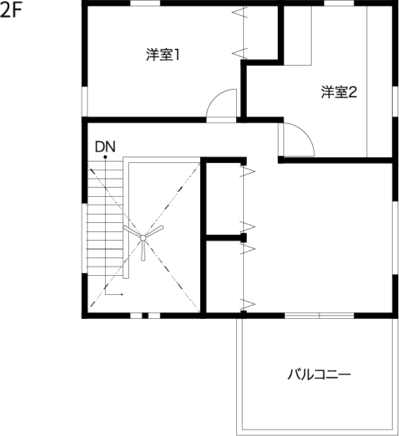 ZERO-CUBE　2F間取り