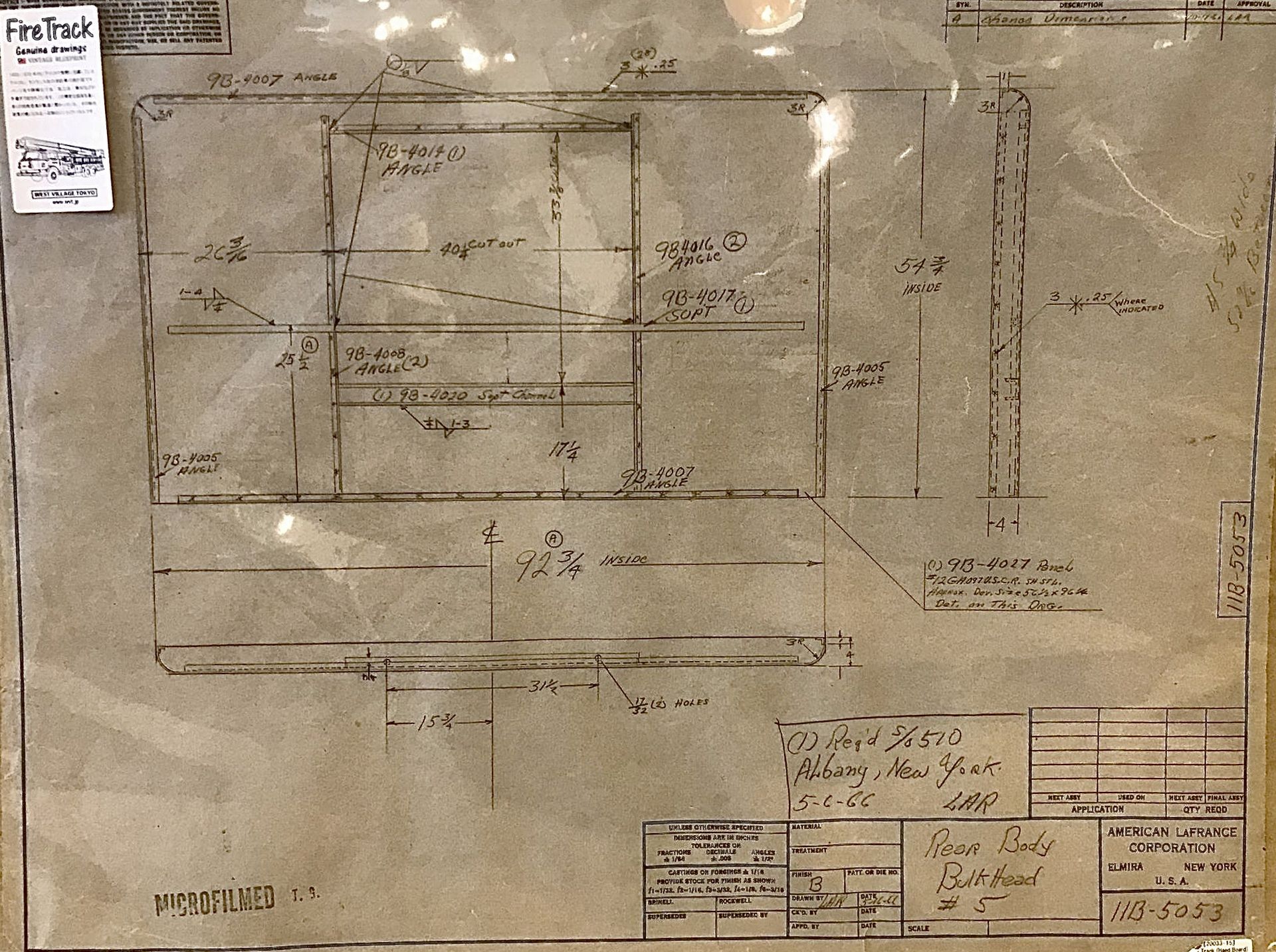 VINTAGE BLUEPRINT