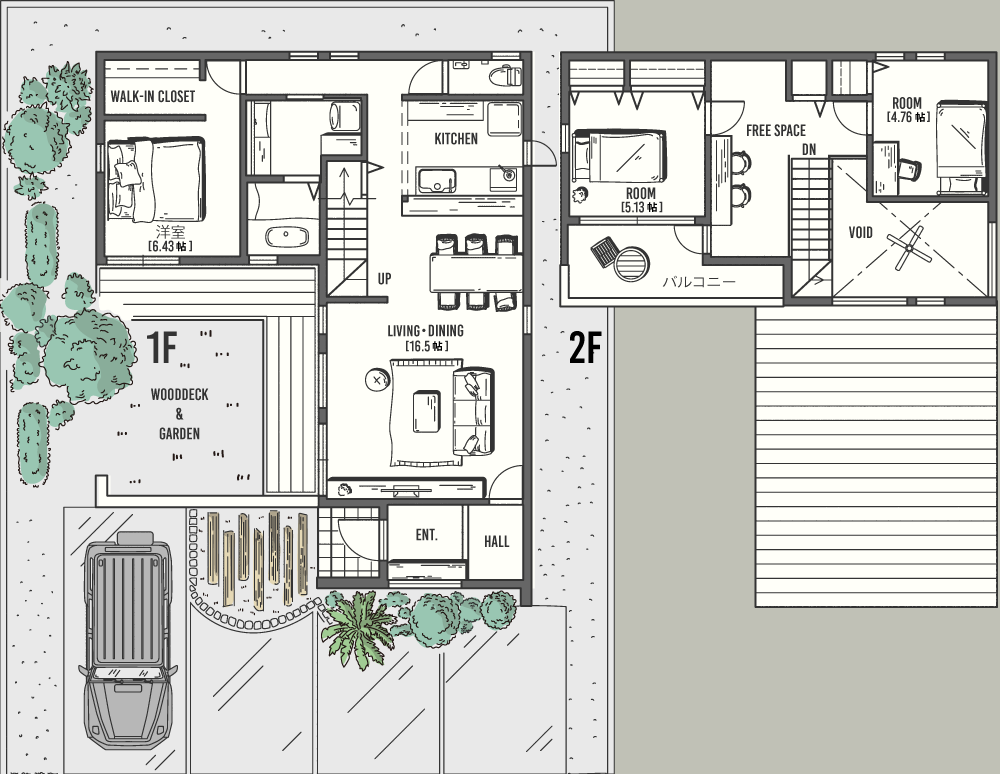 FREAK'S HOUSE 間取り