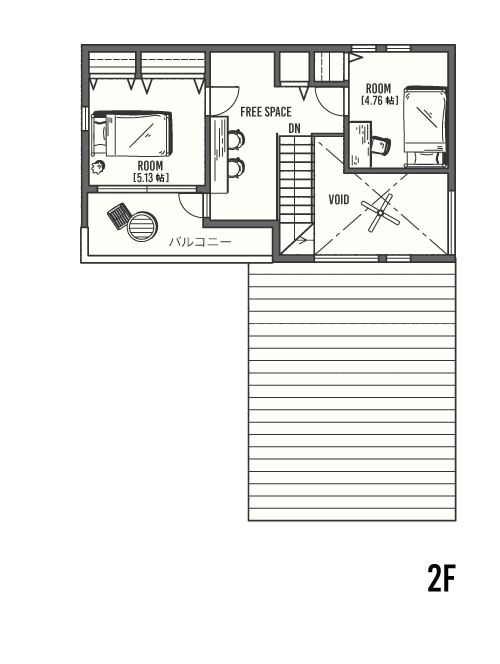 FREAK'S HOUSE 間取り2F