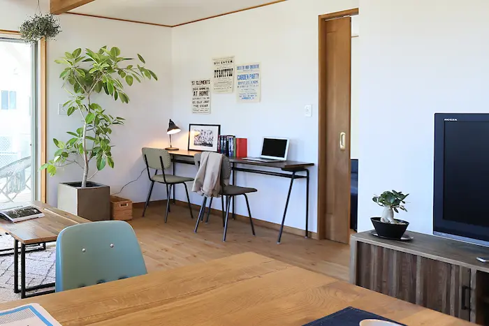 家族で取り組める「家族共用のワークスペース」を設ける